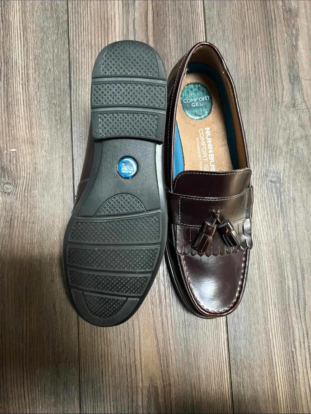 Nunn Bush Men's Burgundy Tassel Loafers